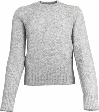 Ami Ami Sweaters - Dames - Ronde hals truien - Grijs - S - Truien & Vesten