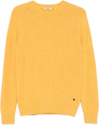 IMPURE Charlie crew-neck sweater - men - Wool/Nylon - S - Yellow