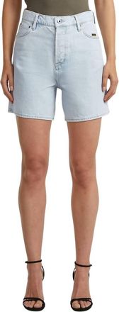 G-Star Jett High Waist Denim Shorts In Light Blue