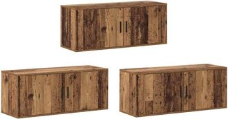 vidaXL Juego De Muebles Para Televisi&oacute;n Montados En La Pared 3 Pcs Vidaxl