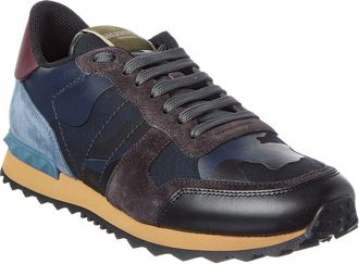 Valentino Leather & Suede Sneaker