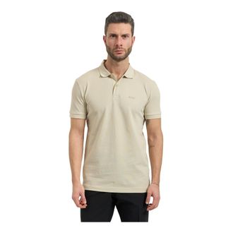 HUGO BOSS Tops, Heren, Beige, S, Katoen, Pio Polo