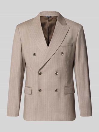 Mc Neal Slim Fit Sakko mit Pattentaschen in Beige, Gr&ouml;&szlig;e 102