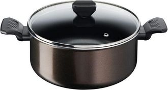 T-fal Cacerola De Aluminio De 24 Cm Con Tapa - B5544602 Tefal