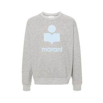 Isabel Marant Heren, Truien, Grijs, Maat: S Katoen