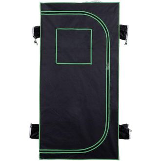 OUTSUNNY Tenda da Coltivazione Idroponica in Mylar e Oxford 600D per Riflettere