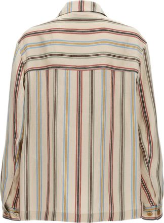Etro Mens Multicolor Linen Blouse