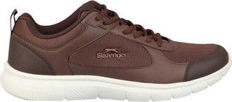 Slazenger Force Mesh-sportschoenen voor heren (Bruin)