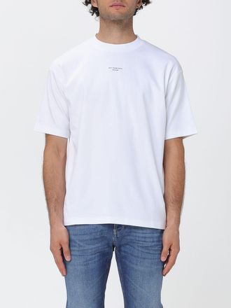 Dr&ocirc;le de Monsieur Dr&ocirc;le de Monsieur Cotton T-shirt with Contrasting Logo and Dropped Shoulders