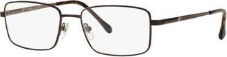 Sferoflex 57mm Rectangle optical glasses in Black at Nordstrom