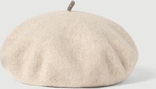 Brunello Cucinelli Wool beret in Pearl at Nordstrom, Size X-Small