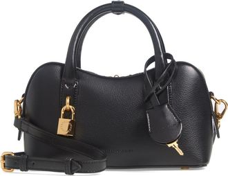 Stella McCartney Ryder Faux Leather Satchel in Black at Nordstrom