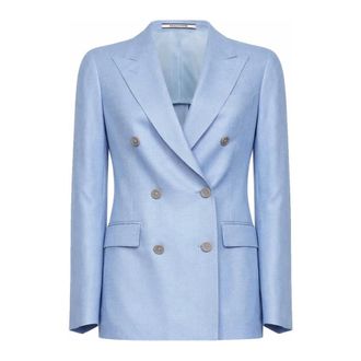 Tagliatore Blazers, female, Blue, Size: 2XL Parigi Jacket