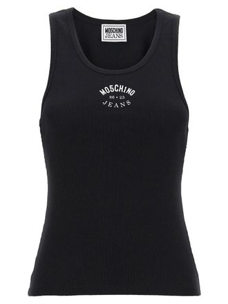Moschino Black Cotton Tank Top