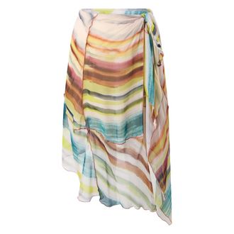 Diesel Falda cruzada con estampado - Skirts - Mujer - Multicolor - S