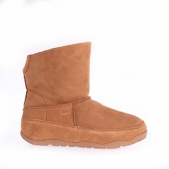 FitFlop Womens Fit Flop Original Mukluk Shorty Shearling Boots in Tan