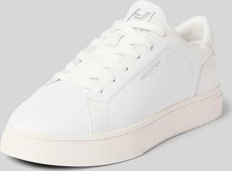 Daniel Hechter Sneaker aus Leder mit Label-Detail Modell Julien in Weiss, Gr&ouml;&szlig;e 41