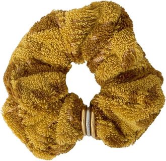 Chlo&eacute; Plage Scrunchie - Dames - Haaraccessoires - Geel - ONE Size - Katoen - Accessoires