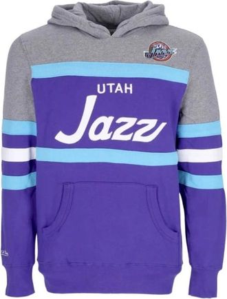 Mitchell & Ness Hoodies - Heren - Hoodies - Paars - S - Hoodies & sweatvesten
