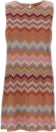 Missoni Short Dresses, female, Multicolor, XS, Short Sleeveless Dress