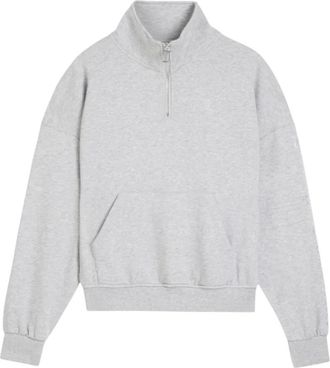 Juicy Couture Sweatshirt - Dames - Vesten met rits - Grijs - M - Hoodies & sweatvesten