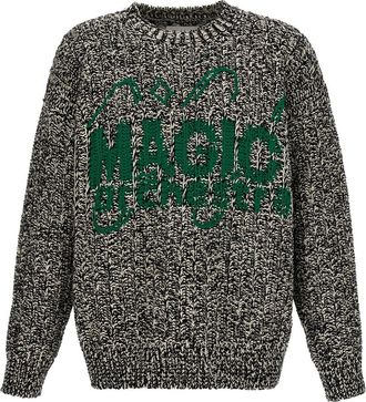 Jil Sander Truien & Vesten, Heren, Veelkleurig, M, Katoen, Magic Orchestra Sweater