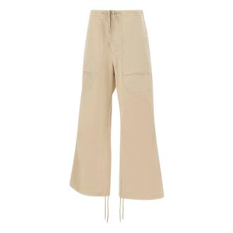 Entire studios Wide Trousers, female, Beige, Size: XS Barren Cargo Trousers