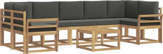 vidaXL Conjunto De Sof&aacute;s De Exterior 6 Uds. Vidaxl