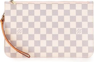 Louis Vuitton Pre-owned Womens Pochette Accessories Pouch - Light Grey Textile - One Size