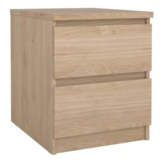 Furniture To Go Naia Bedside 2 Drawers in Brown