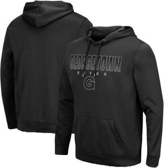 Colosseum Mens Colosseum Black Georgetown Hoyas Blackout 3.0 Pullover Hoodie at Nordstrom, Size Xx-Large