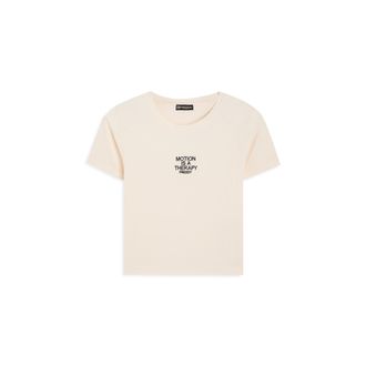 Freddy T-shirt slim donna con scritta ricamata