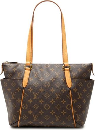 Louis Vuitton Brown Pvc Leather Shoulder Bag Tote Bag (Pre-Owned)