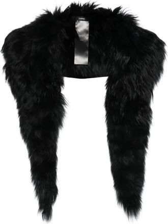 SAPIO Lange Bontkraag - Dames - Wintersjaals - Zwart - ONE Size - Accessoires