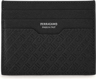 Ferragamo Monogram card holder - Black