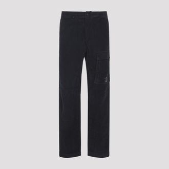 C.P. Company Dark Blue Logo Lens Cargo Pants