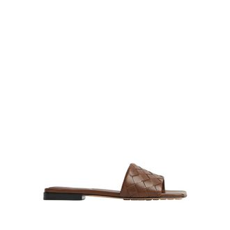 Bottega Veneta Sliders, female, Brown, Size: 8 US Parco Flat Mule