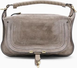 Chlo&eacute; Brown Leather Marcie Top Handle Bag