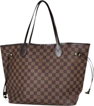 Louis Vuitton Pre-owned Vintage Damier Canvas Tote Bag - Dames - Vintage Shopper - Bruin - ONE Size - Vintage