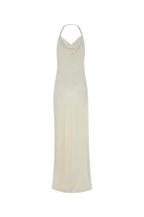 Stella McCartney Stella Mc Cartney Ivory Satin Long Dress