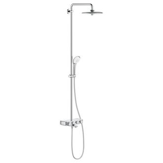 GROHE Euphoria SmartControl opbouw regendoucheset - &Oslash;26 cm hoofddouche - 2 functies - chroom