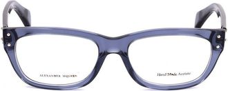 Alexander McQueen Blue Acetate Glasses (Frames)