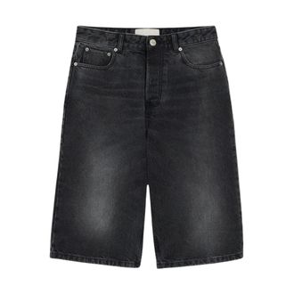 Ami Denim Shorts, male, Black, Size: W31 Bermuda Large Fit
