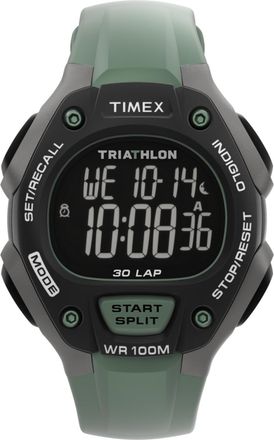 Timex Triathlon Classic C30 Mens Green Watch TW5M67300 - One Size
