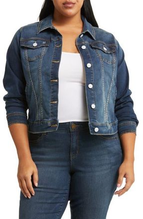 Slink Jeans Denim Jacket in Aurora at Nordstrom, Size 0X