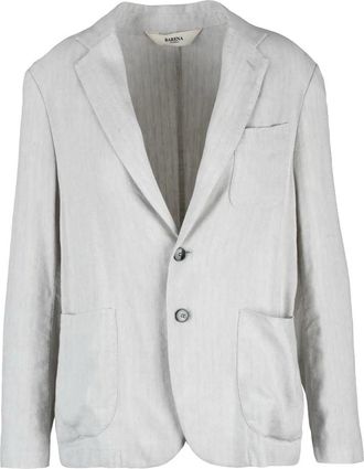 Barena Barena Jacket Viscose Linen - Light Grey