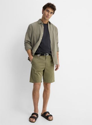 Le 31 Mens Stretch chino Bermuda Shorts Inseam: 9