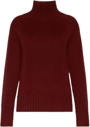 Max Mara Jersey de cuello alto - Knitwear - Mujer - Marr&oacute;n - L