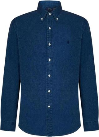 Ralph Lauren Overhemden, Heren, Blauw, M, Casual Shirt