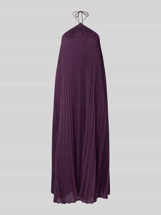 Jake*s Cocktailkleid mit Leinen-Anteil in Purple, Gr&ouml;&szlig;e 32